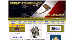 Desktop Screenshot of military-promotions.com